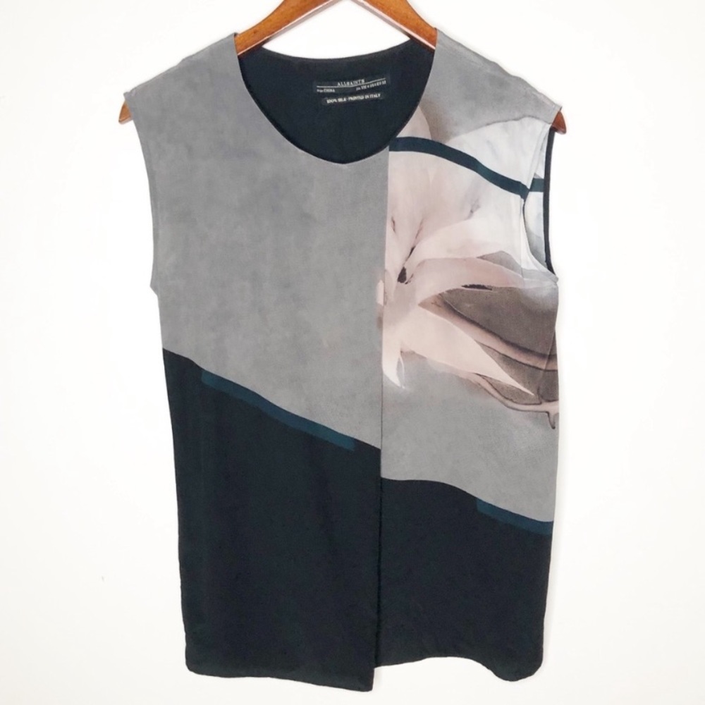 Stunning 100% Silk All Saints Blouse